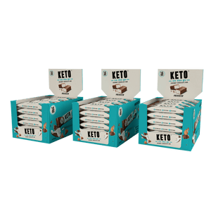 Vorteilsboxen Riegel KETOFABRIK Vorteilsbox Schokolade Kokosnuss (60 Riegel) 